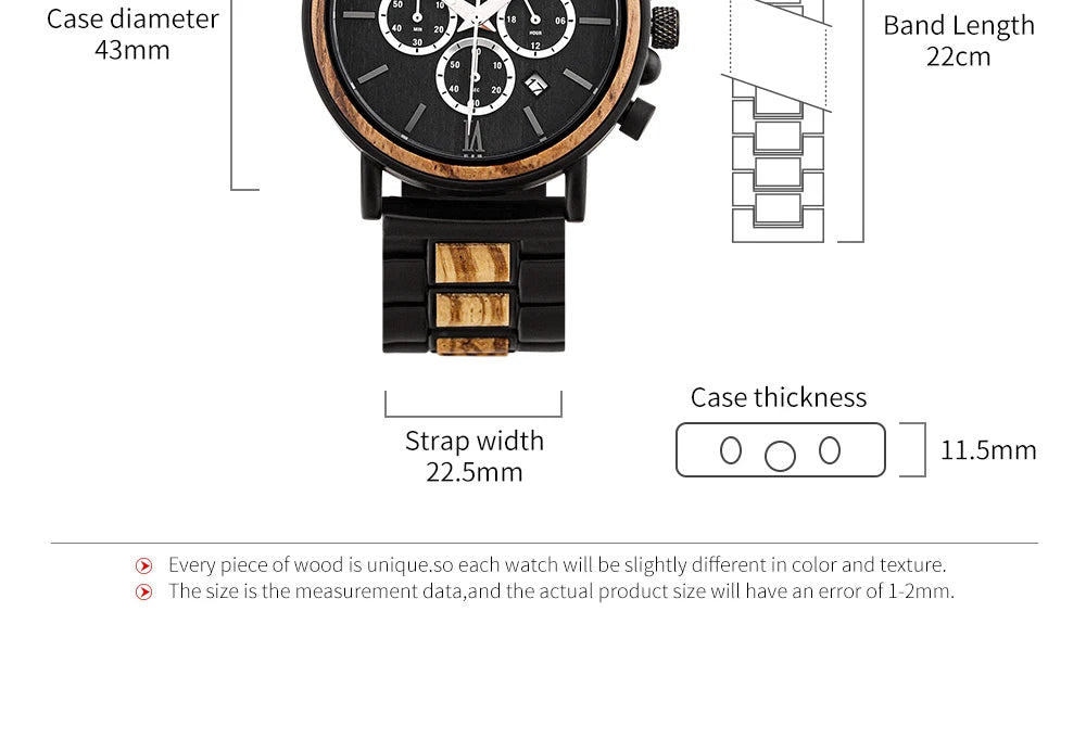 BOBO BIRD Wooden Watch Men Military Quartz Watches New Top Luxury Fashion Chronograph Timepieces Great Gift Box OEM часы мужские