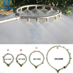 NuoNuoWell M14 *1.5MM Ring Atomizing Nozzle Garden Humidification Irrigation Pesticide Spraying Adjustable Sprinkler Tools