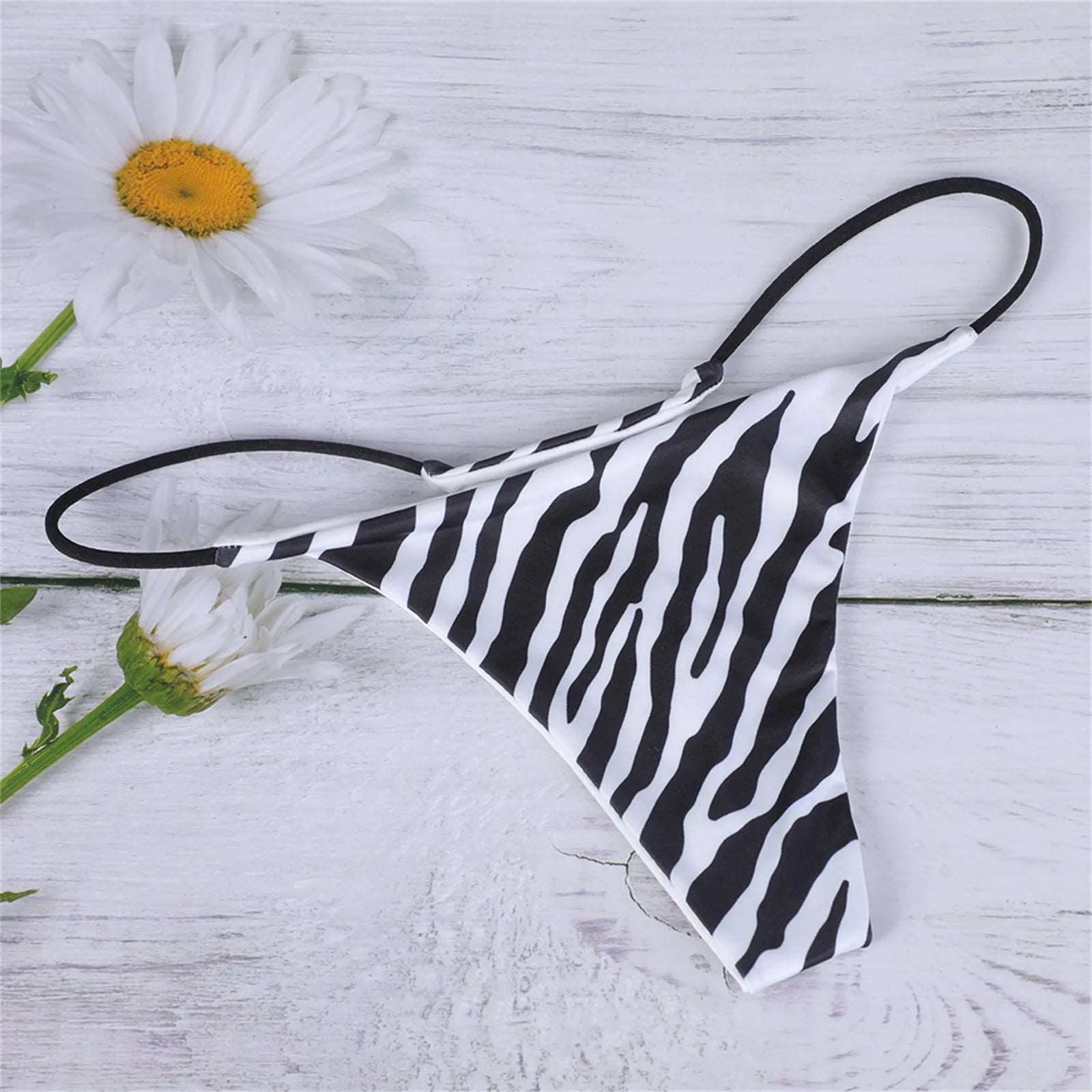 Leopard Zebra Print Women Panties Seamless Thongs Underwear G-String T-Back Low Waist Ladies Briefs Bikini Panties Tangas Mujer