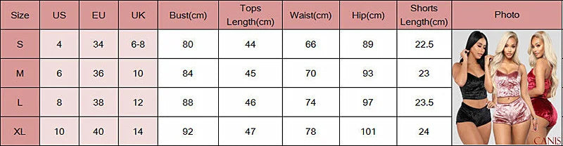 Women 2 piece set Velvet Sleepwear Sexy Spaghetti Strap Shorts Pajama Set Ladies Sleepwear Female Pajama Party Two Piece Set hot