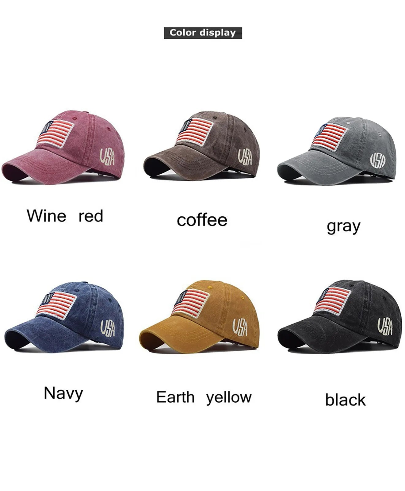 Men Cotton Baseball Cap Men Women Tactical Army Military Dad Hat USA American Flag US Unisex Hip Hop Hats Outdoor Sport Caps