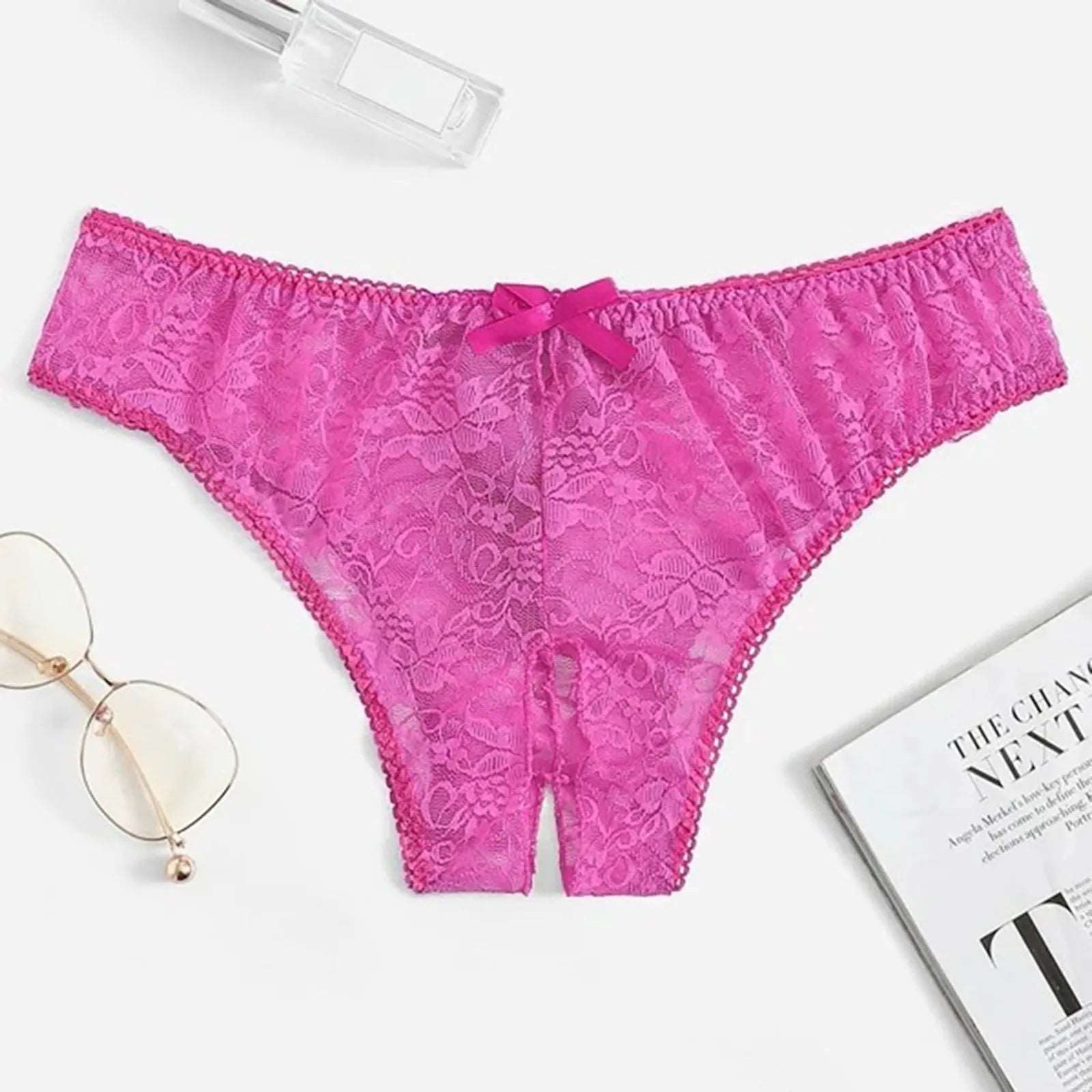 Lace Women Sexy Panties Underwear Transparent Thongs Low Waist Hollow Open Crotch Briefs Sexi Female Panty Erotic Lingerie трусы