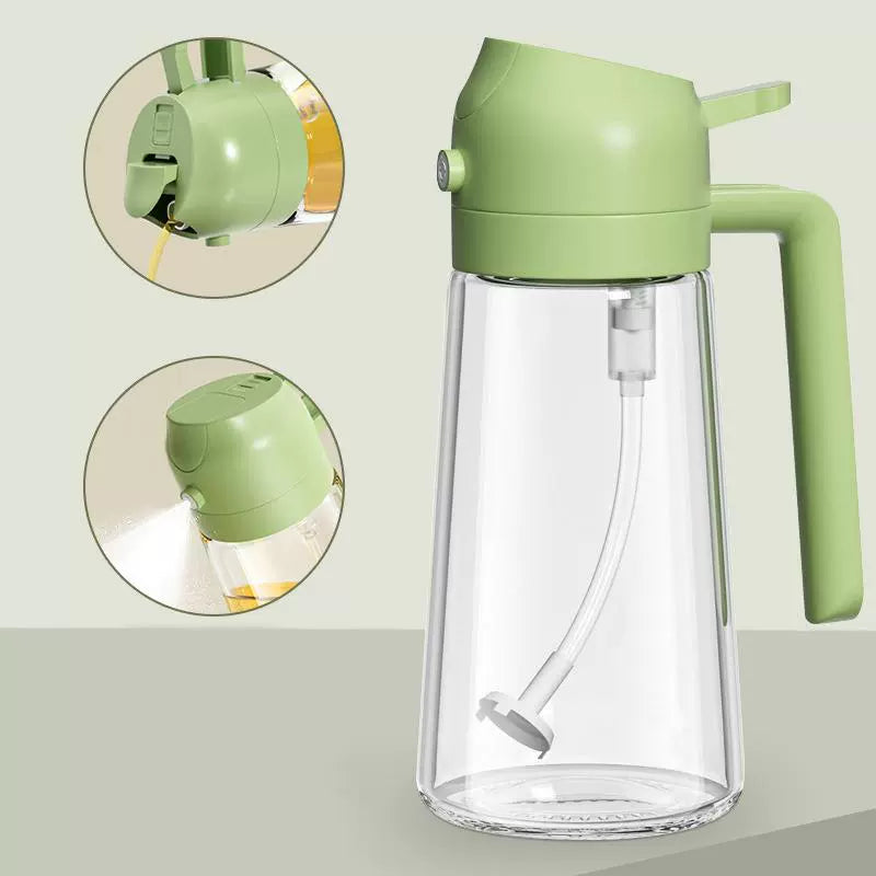 Multifunctional Fuel Injector Glass For Home Food Grade Dual-Use Two-in-One Large Capacity Pressing Oiler