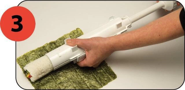 Push-Type Roll Rice Sushi Roll Maker Pressure Rice Self-Molding Tool Home Tool Semi-automatic Rice Roll Forming