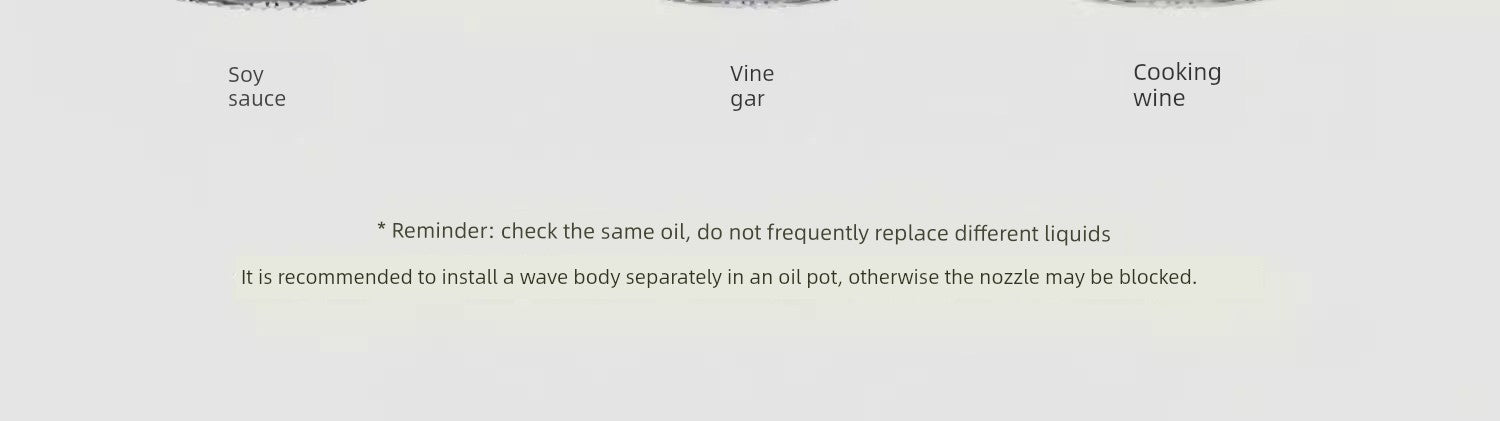 Glass Spray Oil Bottle Jar Spray Dual-Use Air Fryer Kitchen For Home Spray Oil Dispenser Oil Tank Seasoning Edible