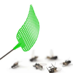 Fly Swatters Telescopic Adjustable Long Handle Flyswatter Extendable Flapper Insect Killer Plastic Household Garden Supplies