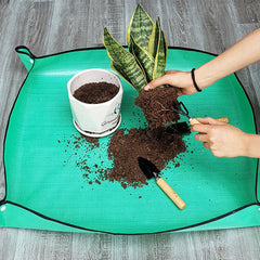 Plant Repotting Garden Mat Waterproof Transplanting Mats Indoor Succulent Potting Mat Portable Gardening Soil Mat