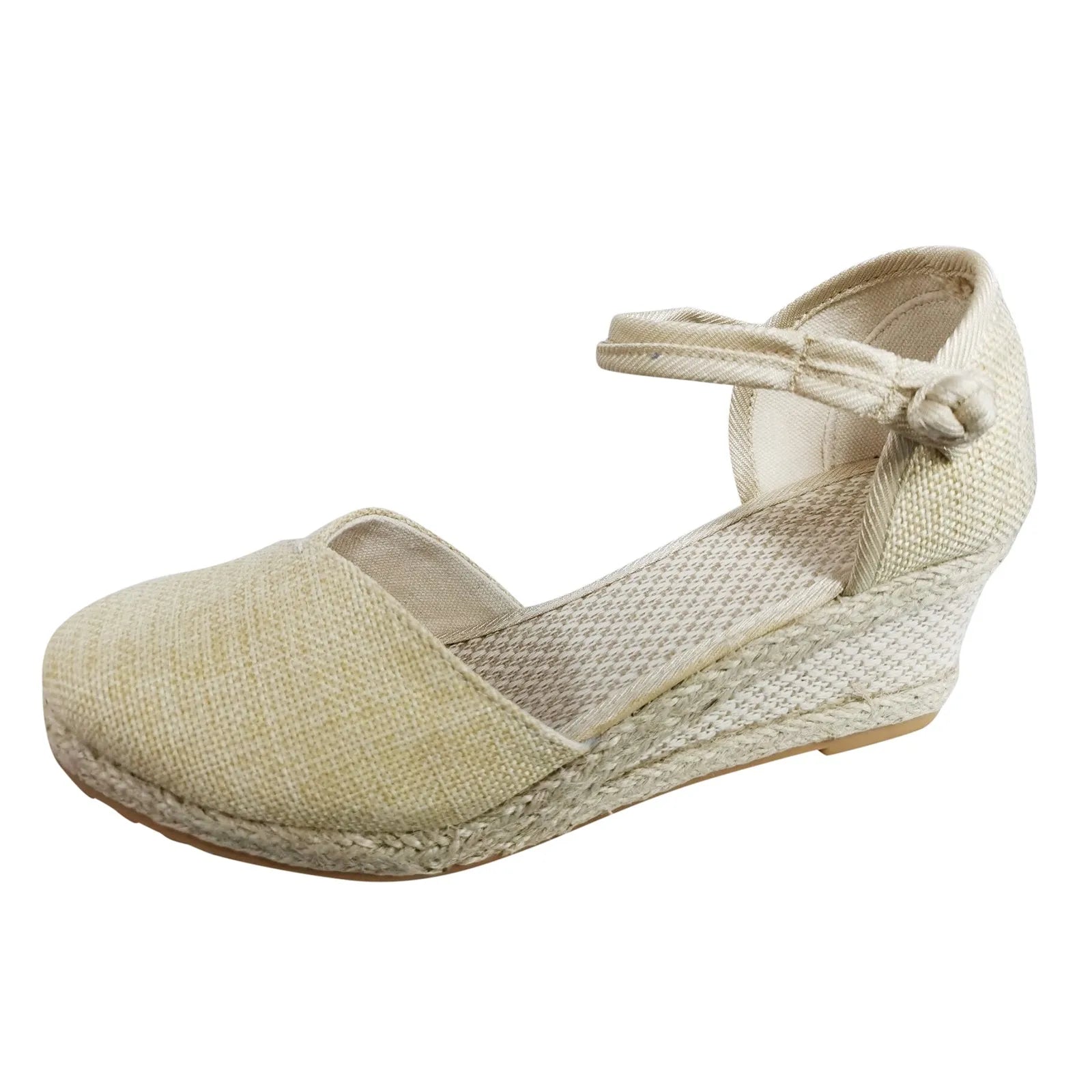 Espadrilles Wedges Woman Sandals Summer 2024 New In Ladies Comfort Casual Shoes Party Sandals Footwear Zapatillas Mujer Verano