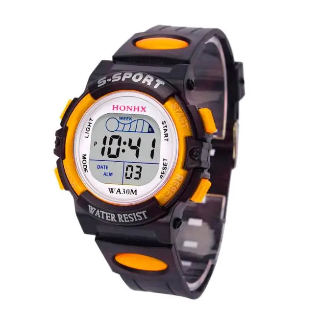 Children Watch Sport Kids Watches Silicone Strap  Led Digital Watch For Kid Children Student Girl Boy Wristwatch Clock