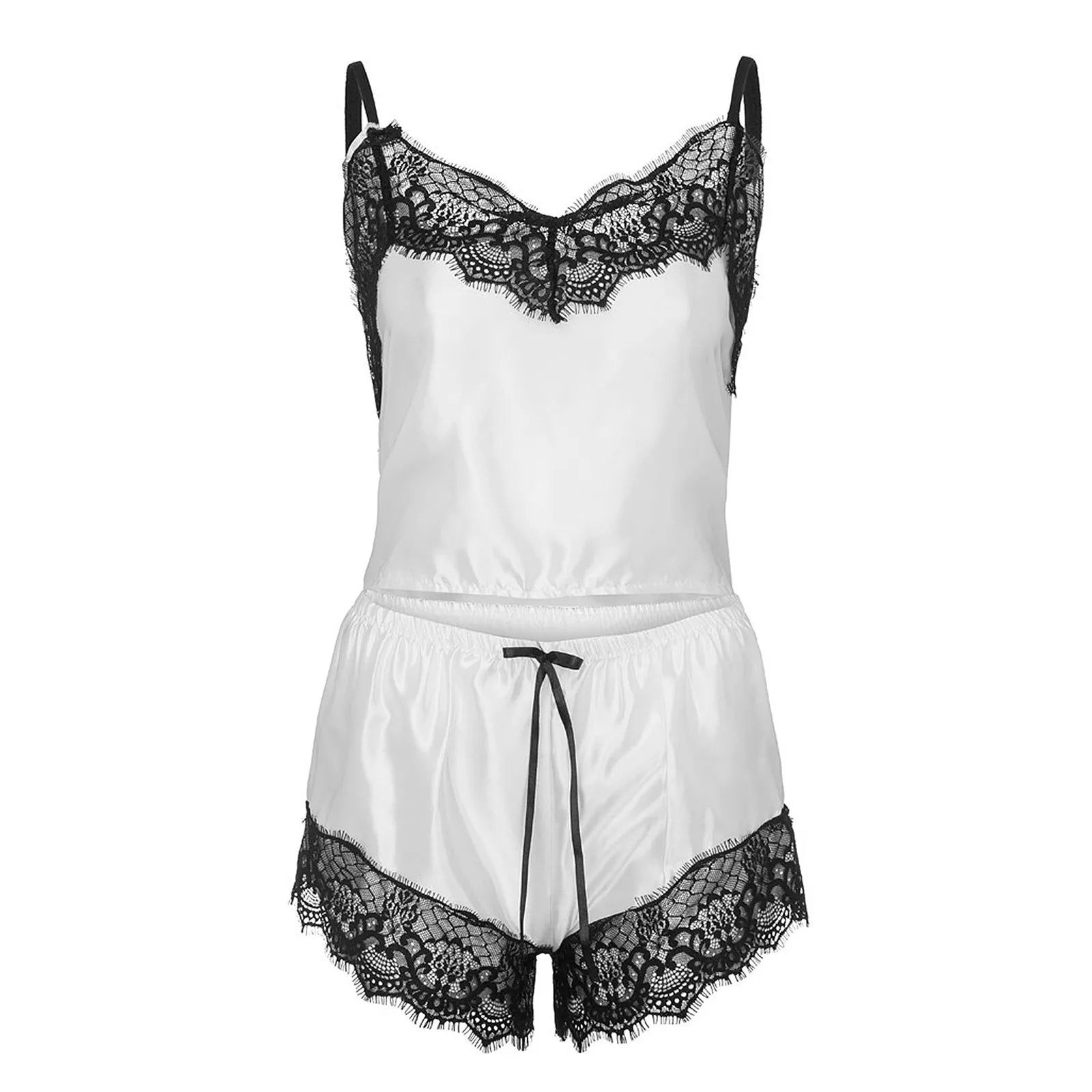 Simulation Silk Lace Underwear Women'S Comfortable Shorts Set Nightwear Sexy Lingerie Sets Thin Pajamas Lingeries Sets Sexy