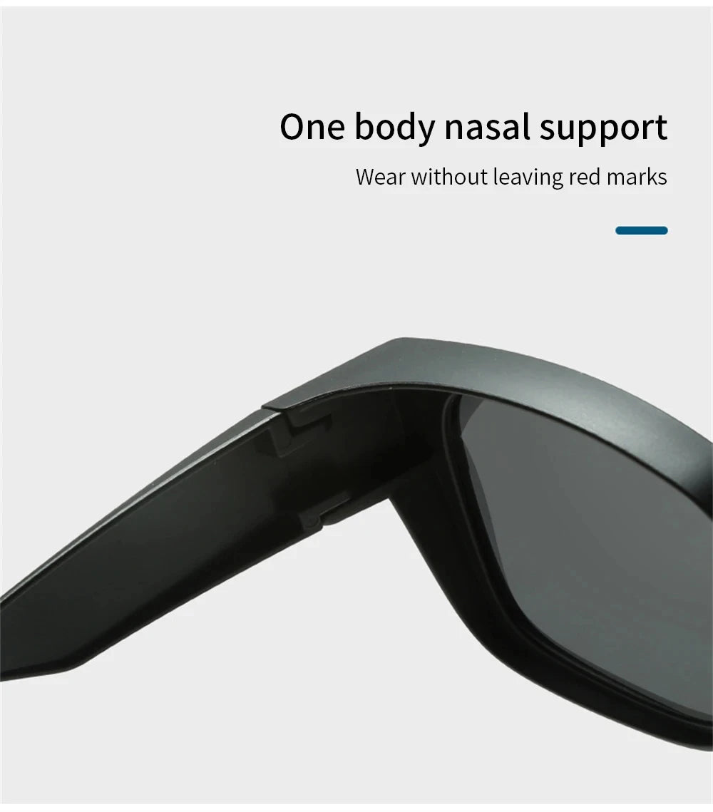 New Fashion Polarized Sunglasses Cover Over Myopia Prescription Glasses Portable Men Women Vintage Fishing Driving Eyewear