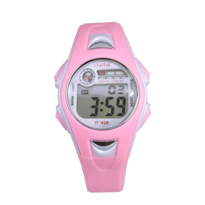 Children Boys Girls Swimming Sports Digital Wrist Watch Waterproof Pink Fashionable Versatile Women'S Watches Reloj Para Mujer