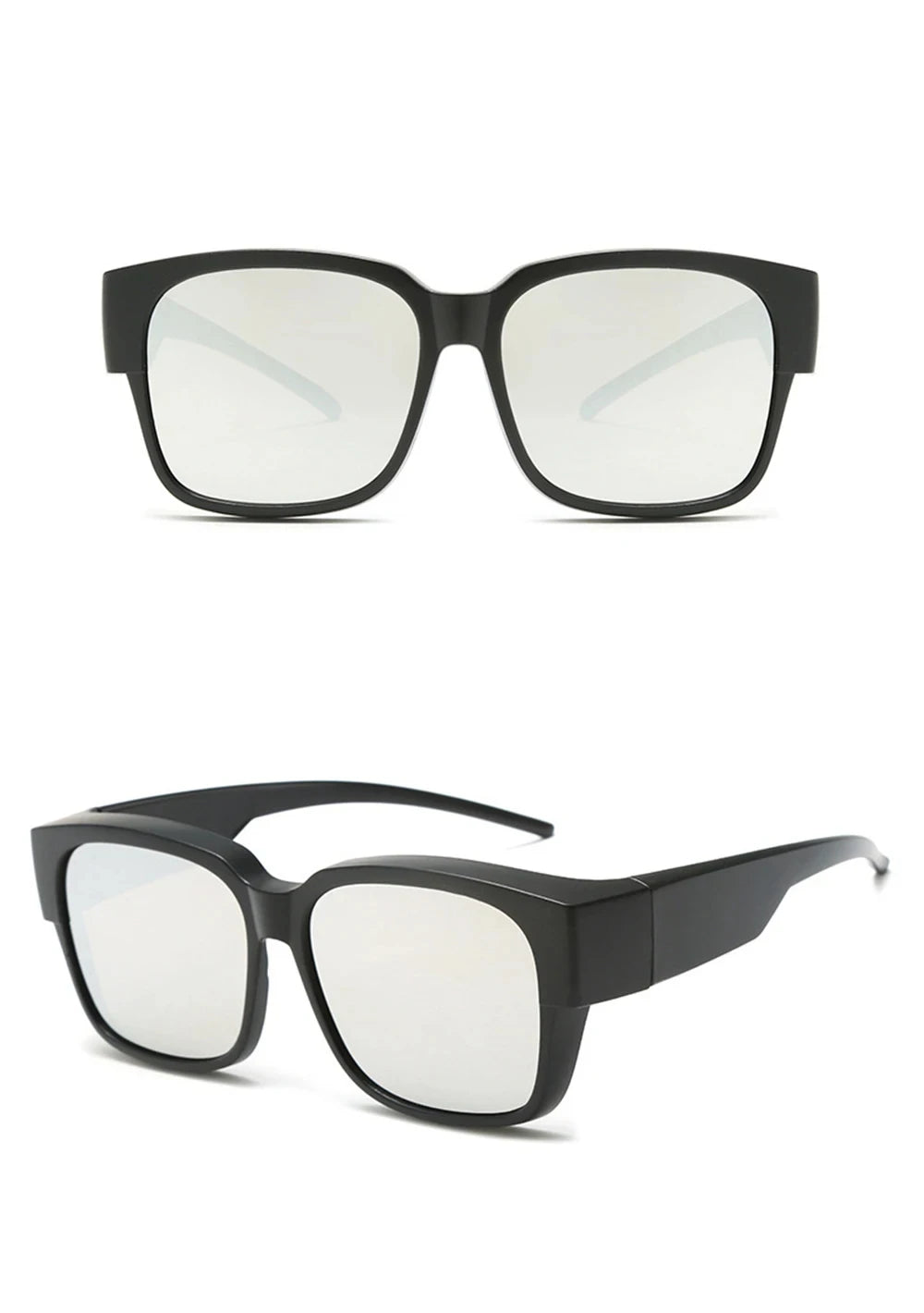 New Fashion Polarized Sunglasses Cover Over Myopia Prescription Glasses Portable Men Women Vintage Fishing Driving Eyewear