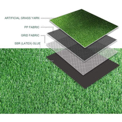 Artificial Grass Turf Lawn-14 X 30 Feet, 0.7" Indoor Outdoor Garden Lawn, Artificial Grass Turf Lawn Customizable Sizes