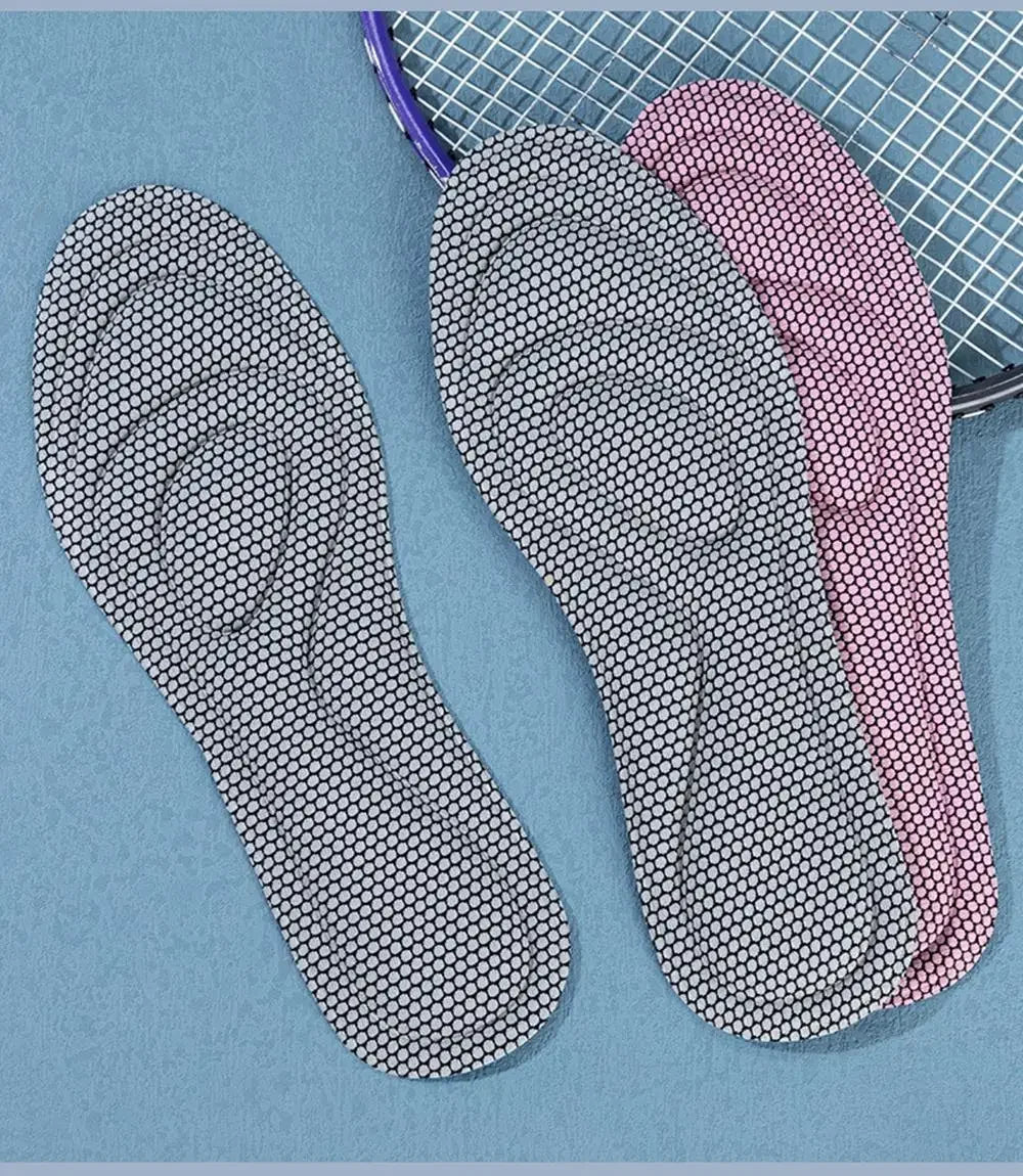 Nano Antibacterial Massage Sport Insole Feet Orthopedic Shoe Sole Memory Foam Insoles for Shoes Men Women Running Accessories