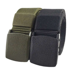 3.8X120cm UNISEX Automatic Buckle Nylon Army Tactical Mens Belt Military Waist Canvas Belts Outdoor Strap Military Belt for Men