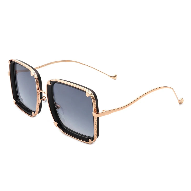 Noble Luxury Punk Sunglasses Men Trend Classic Full Frame Glasses UV400 Neutral Women Retro Eyewear Sunglasses Women Square