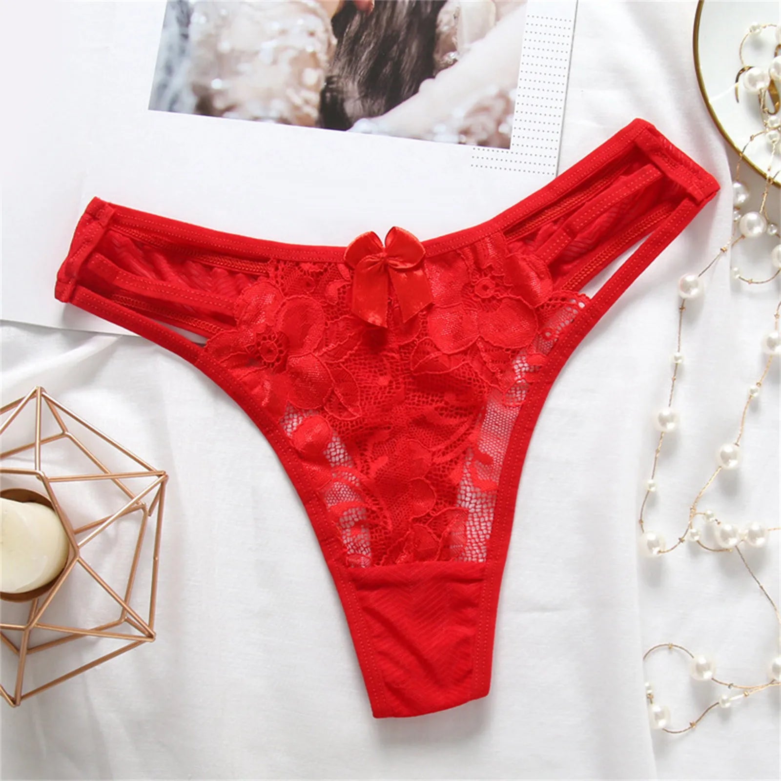 Women's Panties Sexy Underwear Lace Panties G String Thong Stretch Ladie Brief Underwear Sexy Lingerie Woman Clothing