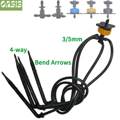 Oasis 5-140m Garden Watering 3/5mm Hose Irrigation Pipe 1/8'' Tubing Greenhouse Bonsai Plant Flower Drip Arrow Dripper Sprinkler