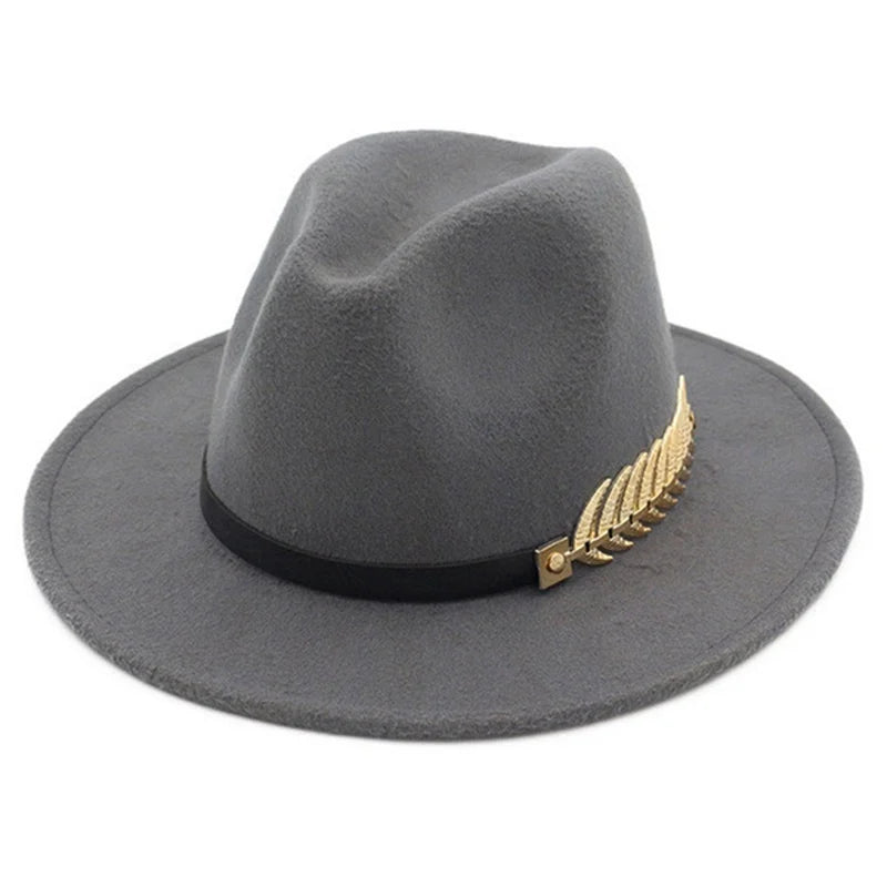 Women Men Fashion Summer Straw Hat Casual Trendy Wide Brim Beach Sun Straw Panama Jazz Hat Cowboy Fedora Hat Gangster Cap