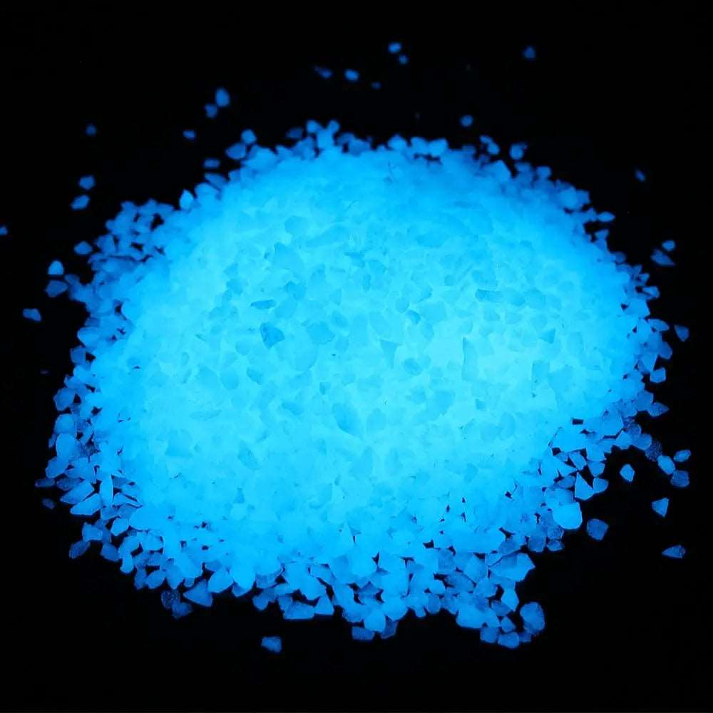 3-5mm 1000pcs Luminous Sand Glow In Dark Stone Decorative Pebbles Garden Yard Fish Tank Aquarium Home DIY Ornaments Supplies