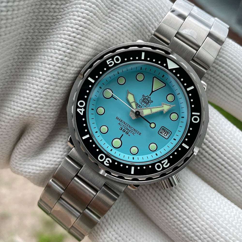 2023 New SD1975 STEELDIVE Tuna Classic Watch For Men Super Luminous Ceramic Bezel 300M Waterproof 316L Case NH35 Dive Wristwatch