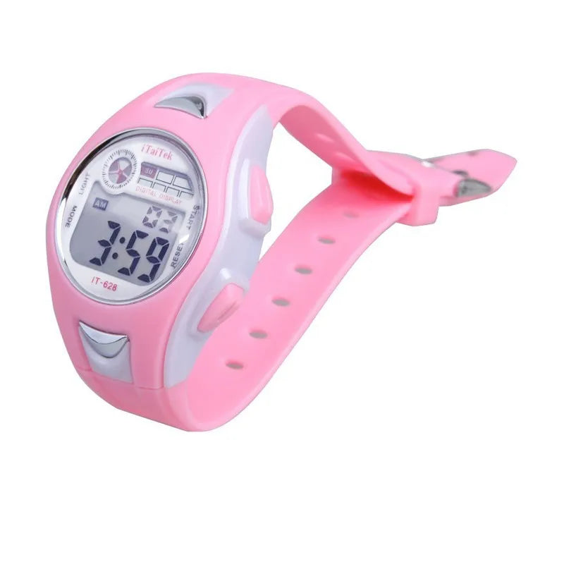 Children Boys Girls Swimming Sports Digital Wrist Watch Waterproof Pink Fashionable Versatile Women'S Watches Reloj Para Mujer