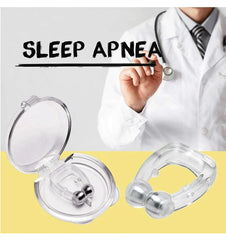 Pinza nasal de silicona magnética antirronquidos para hombres y mujeres, ayuda para dormir, protección contra la apnea, dilatador nasal, belleza y salud