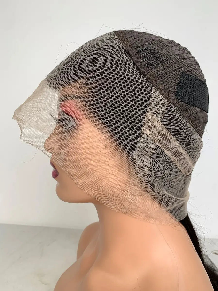 250 Density Highlight P4/27 Blonde 360 Full Hd Lace Front Wig Pre Plucked 30 Inch Glueless Wig Deep Wave Frontal Wig Human Hair