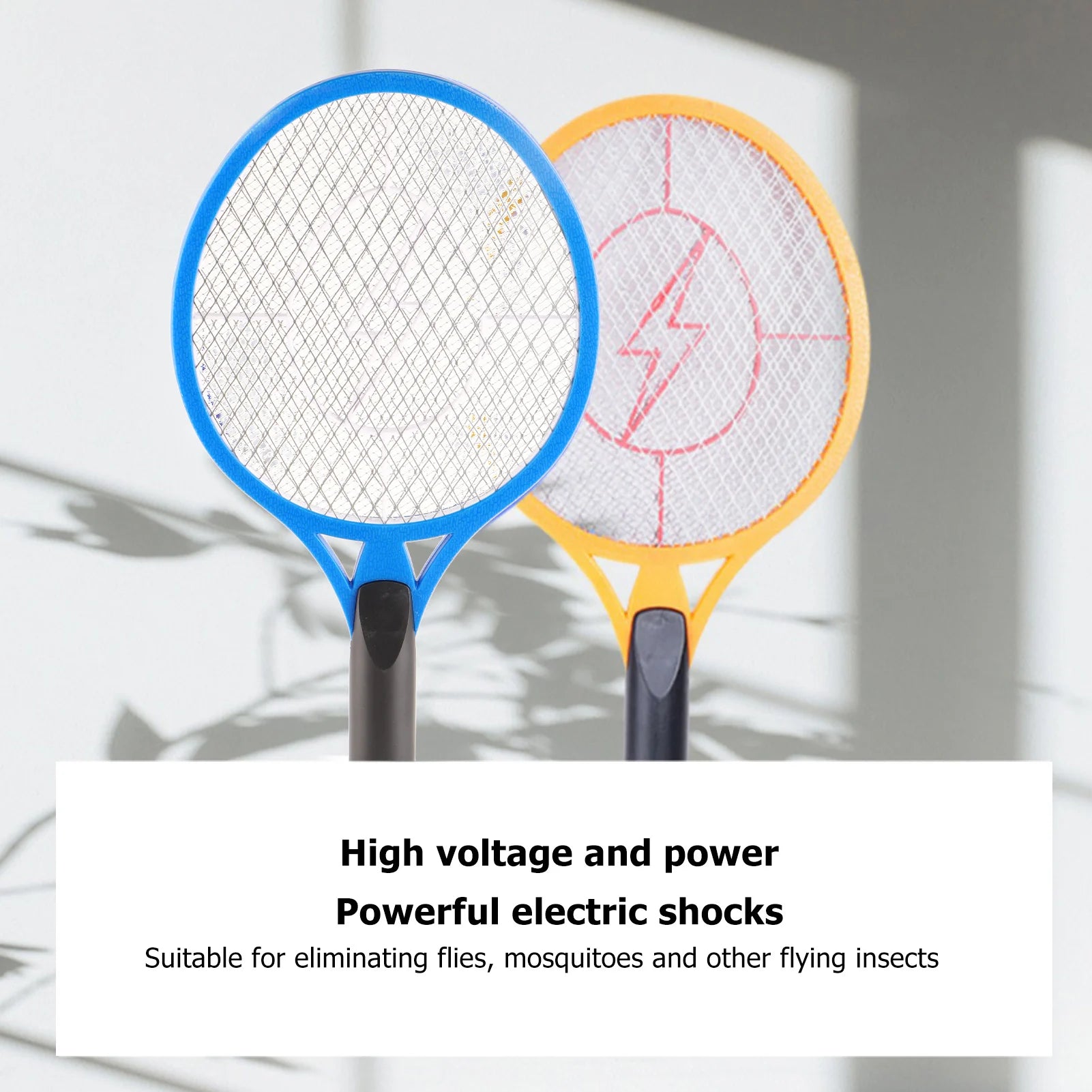 Summer Mosquito Killer Triple  Battery Power Fly Swatter Electric Repeller Bug  Racket Pest Control For Bedroom Insect