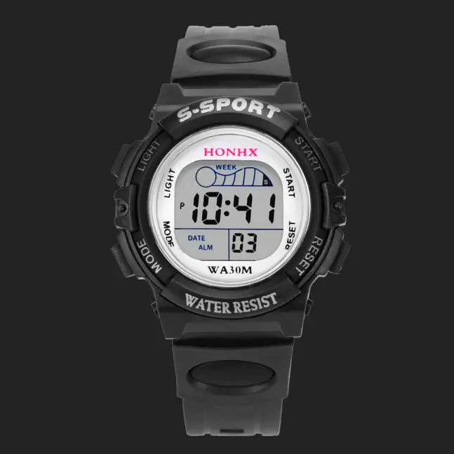 Children Watch Sport Kids Watches Silicone Strap  Led Digital Watch For Kid Children Student Girl Boy Wristwatch Clock