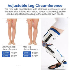 Adjustable Knee Ankle Foot Orthosis Support Lower Limbs Brace Fracture Protector Leg Joint Support Ligament Rehabilitation Care