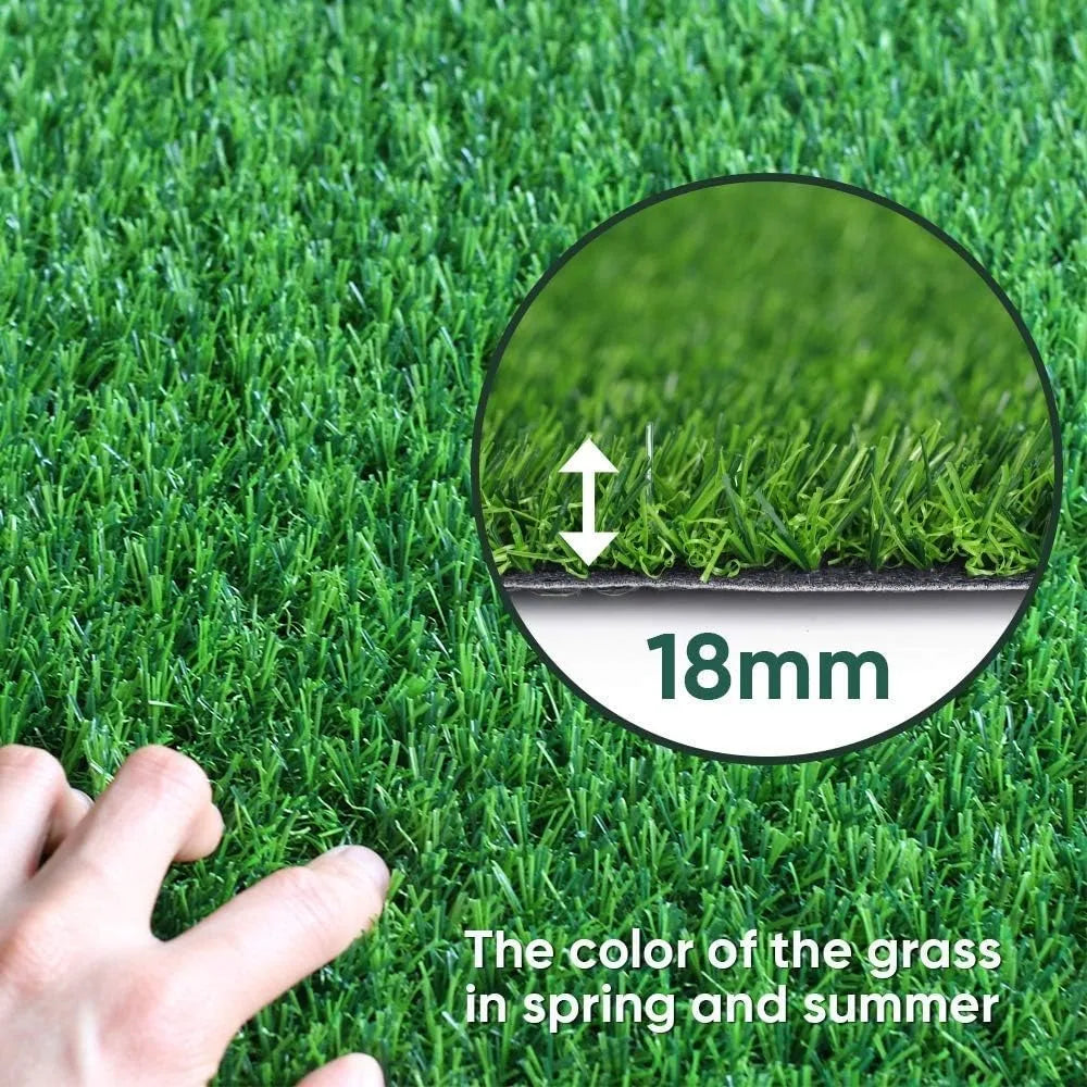 Artificial Grass Turf Lawn-14 X 30 Feet, 0.7" Indoor Outdoor Garden Lawn, Artificial Grass Turf Lawn Customizable Sizes