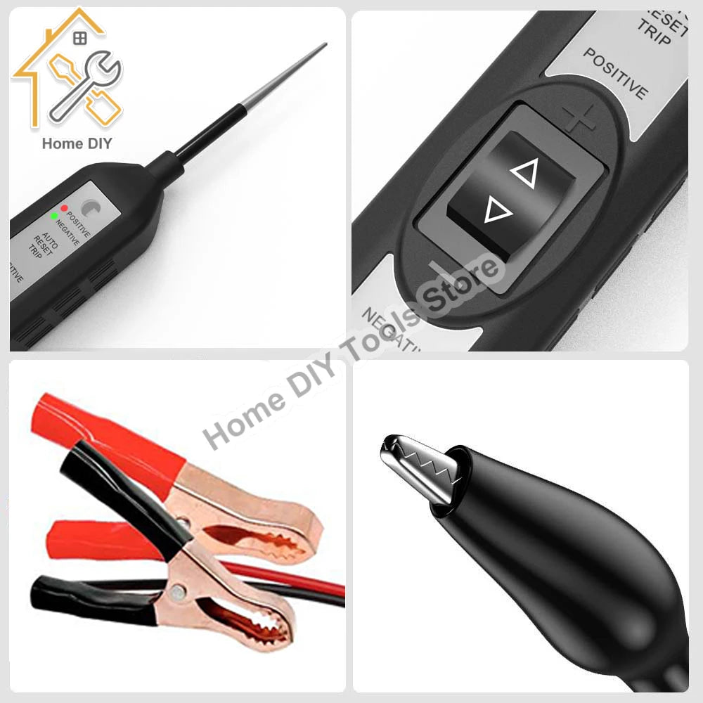 DC 6-24V Car Vehicle Circuit Tester Power Probe Automotive Diagnostic Tool Electrical Current Voltage Track Locate Power Scanner