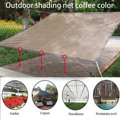 Outdoor HDPE sunshade umbrellas, gardens, buildings, shading nets, balconies, sunshades, terraces, swimming pool tents