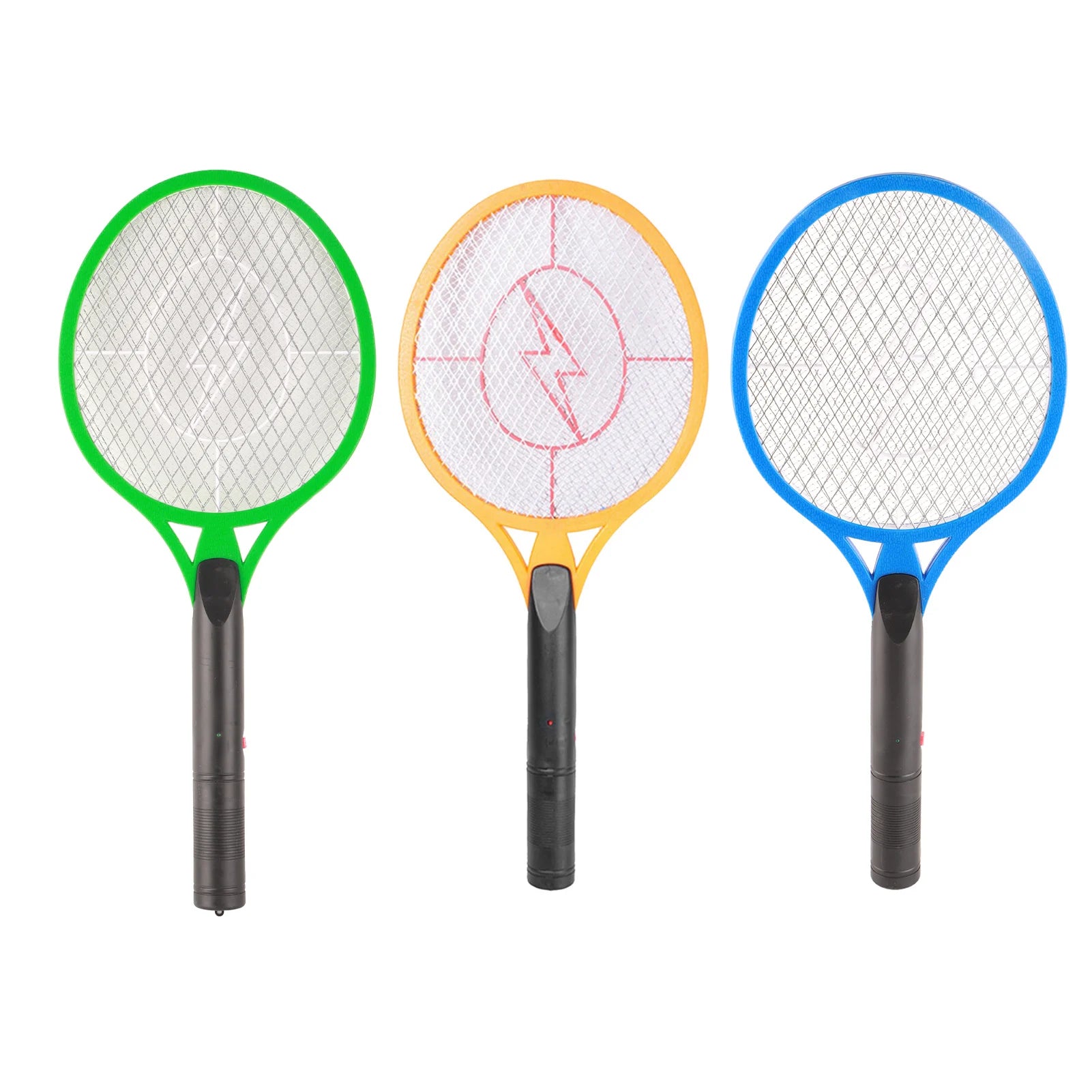 Summer Mosquito Killer Triple  Battery Power Fly Swatter Electric Repeller Bug  Racket Pest Control For Bedroom Insect