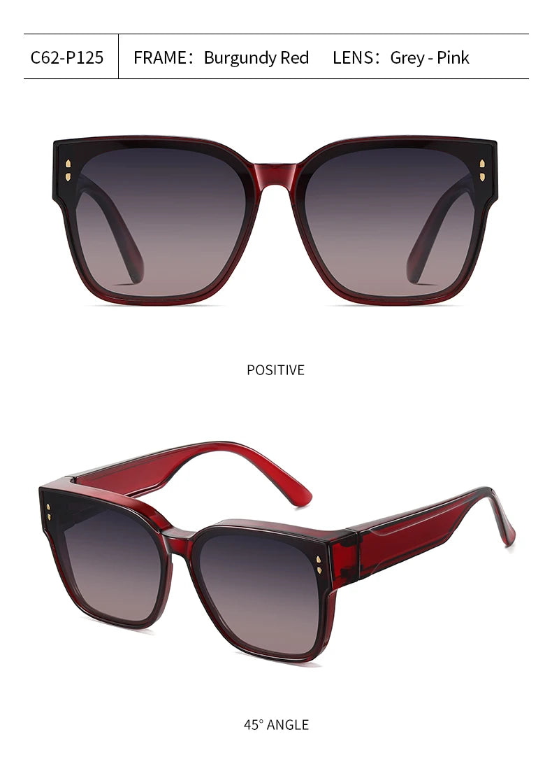 Women Polarized Sunglasses Men Myopia Set Sun Glasses UV400 Ultralight TR90 Eyeglasses Frame Beach Fishing Anti Glare Eyewear