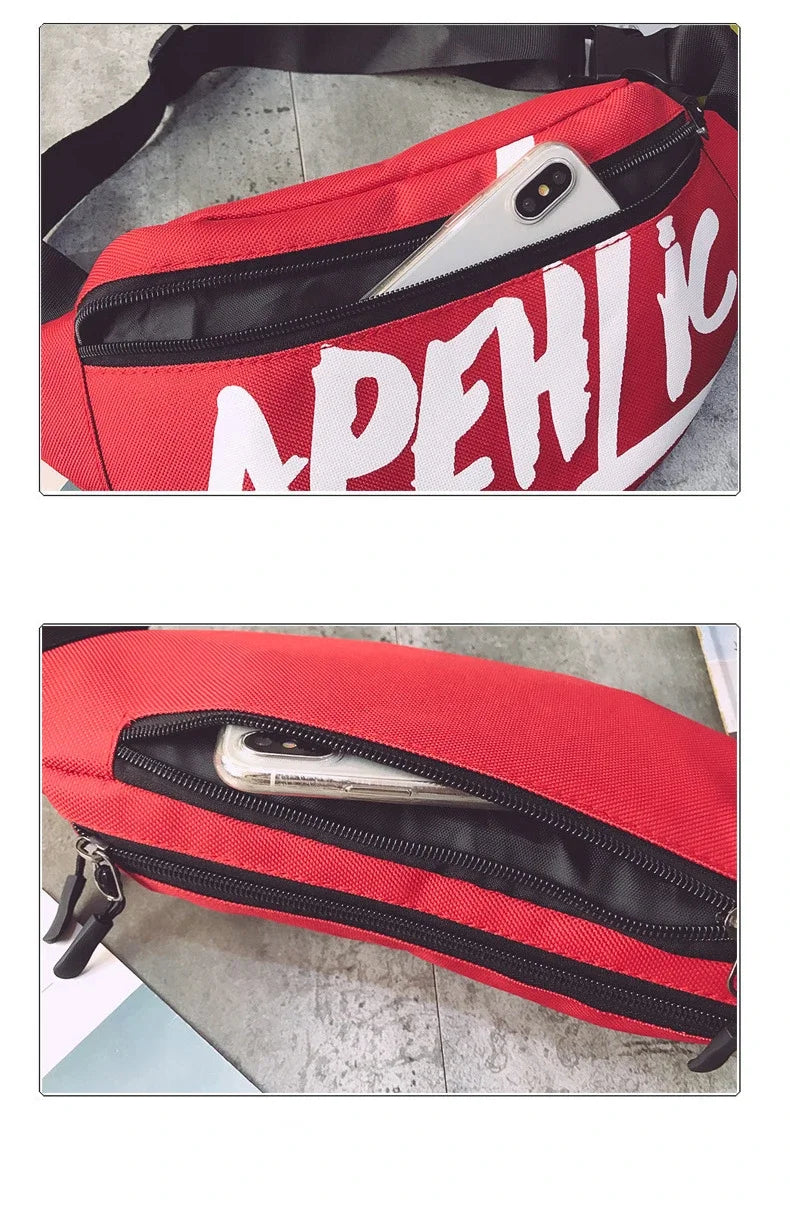 New Hot Unisex Women Man Waist Fanny Pack Belt Travel Bag Purse Chest Pouch Bullet Pack Messenger Crossbody Shoulder Bag