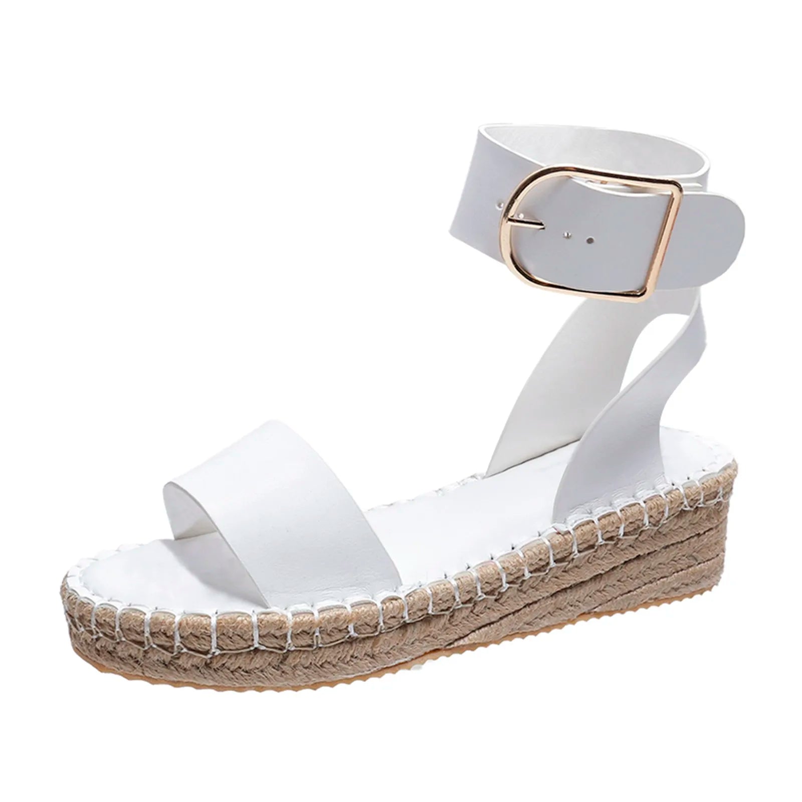 Women's Sandals 2024 Hot Sales Thick Sole Wedge Heel Sandals Spring Summer Platform Sandles Woman's Big Size Comfortable Shoes