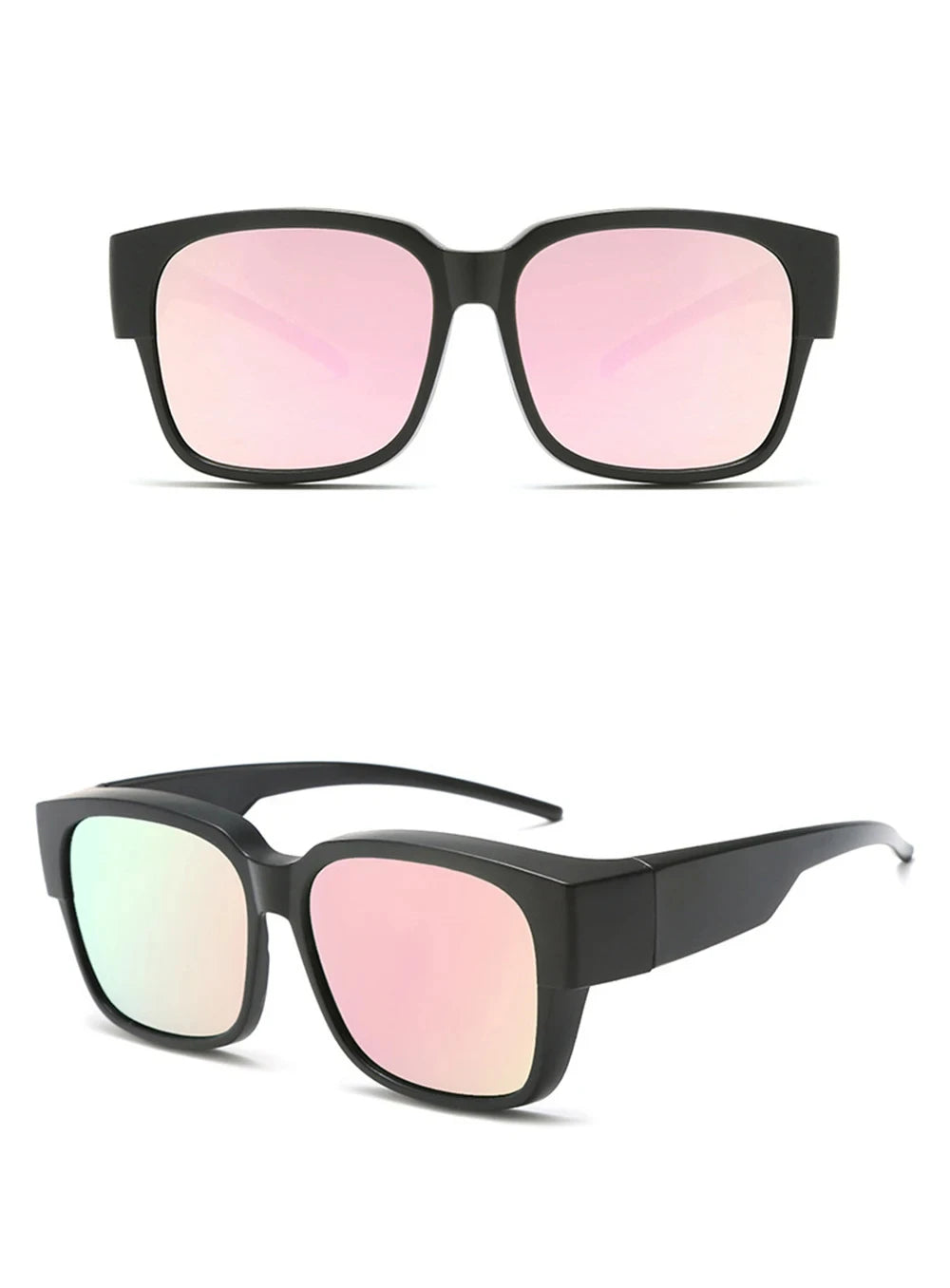 New Fashion Polarized Sunglasses Cover Over Myopia Prescription Glasses Portable Men Women Vintage Fishing Driving Eyewear