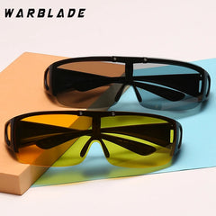 WarBLade - Gafas de sol fotocromáticas polarizadas para hombre y mujer, con protección lateral, abatibles hacia arriba, para conducir, con visión nocturna, UV400