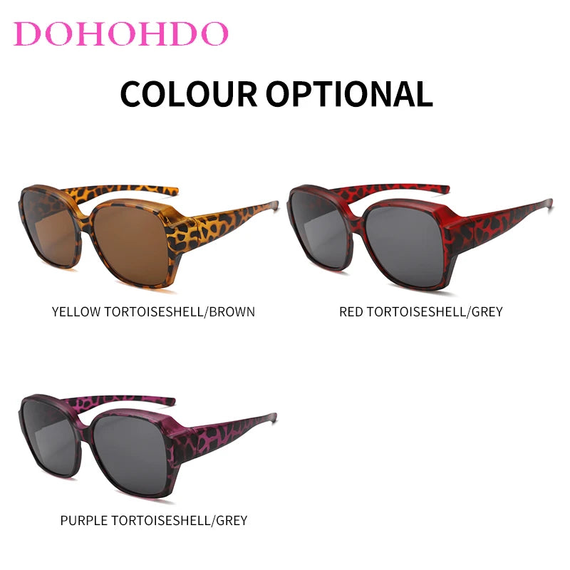 2025 TR90 Polarized Sunglasses Clip Men Women Myopia Set Sun Glasses UV400 Ultralight Outdoor Driving Fishing One Mirror Shade