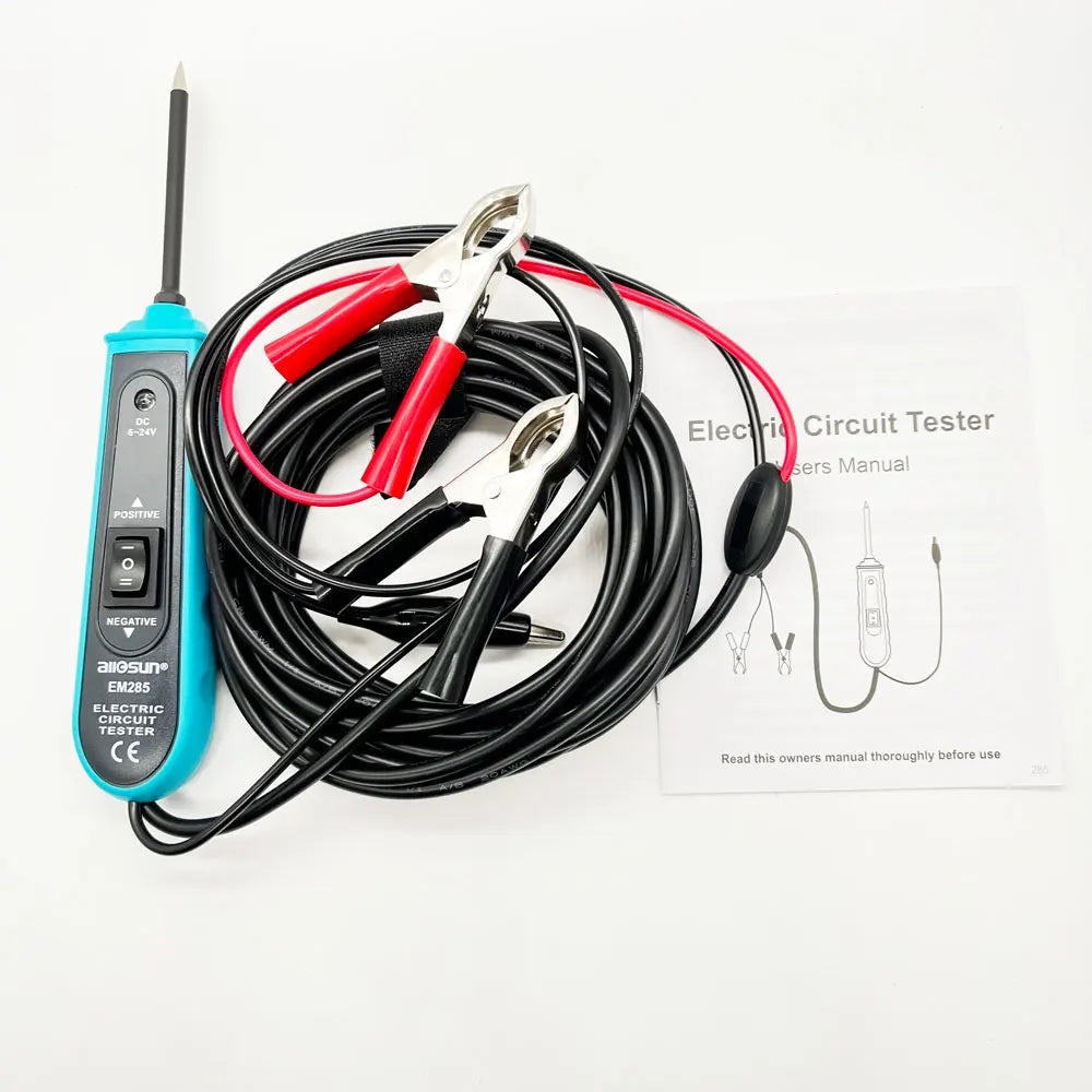 Car Electric Circuit Tester All Sun EM285 DC 6-24V Automotive Power Probe with 5m Cable