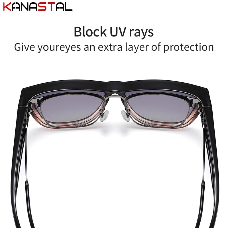 Women Polarized Sunglasses Men Myopia Set Sun Glasses UV400 Ultralight TR90 Eyeglasses Frame Beach Fishing Anti Glare Eyewear