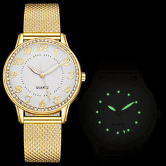 Watch For Women Luxury Watches Quartz Watch Stainless Steel Dial Casual Bracele Watch Ladies Quartz Wristwatch Simple Atmosphere