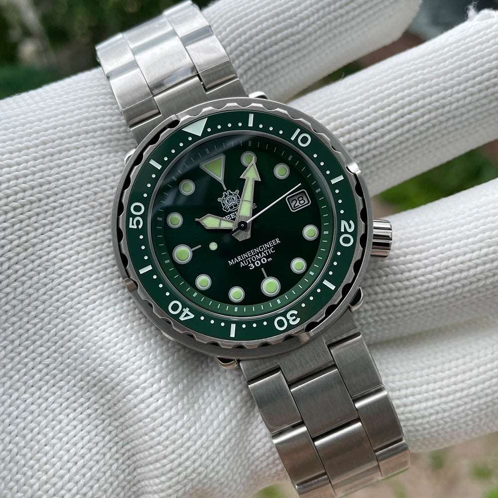 2023 New SD1975 STEELDIVE Tuna Classic Watch For Men Super Luminous Ceramic Bezel 300M Waterproof 316L Case NH35 Dive Wristwatch