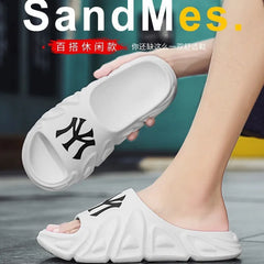 Summer Men Slippers Women Flip Flops Thick Soled Sandals EVA Soft Fashion Slippers For Women Sporty  Shoes Outdoor Indoor Slides