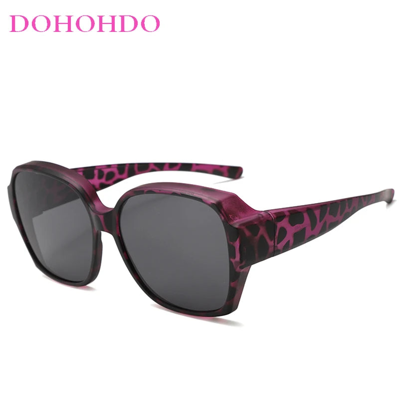 2025 TR90 Polarized Sunglasses Clip Men Women Myopia Set Sun Glasses UV400 Ultralight Outdoor Driving Fishing One Mirror Shade