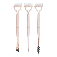 Eyelash Beauty Collapsible Separator Portable Eyelash Brush Comb Mascara Curl Eye Lash Stainless Steel Eyelash Combing Tools