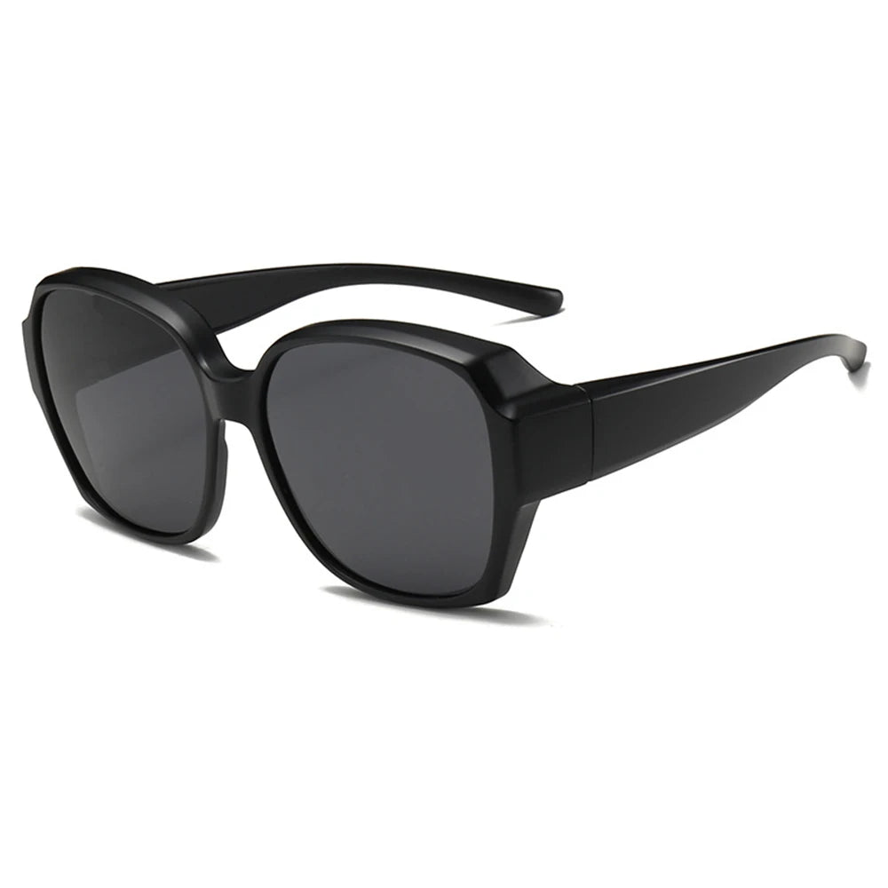 New Fashion Polarized Sunglasses Cover Over Myopia Prescription Glasses Portable Men Women Vintage Fishing Driving Eyewear